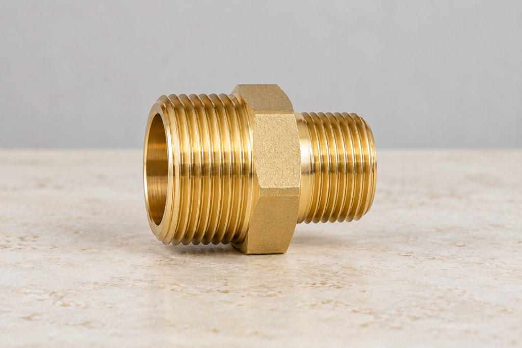 Brass Reducing Nipple MxM